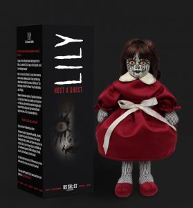 Haunted Doll Lily package and figurine.